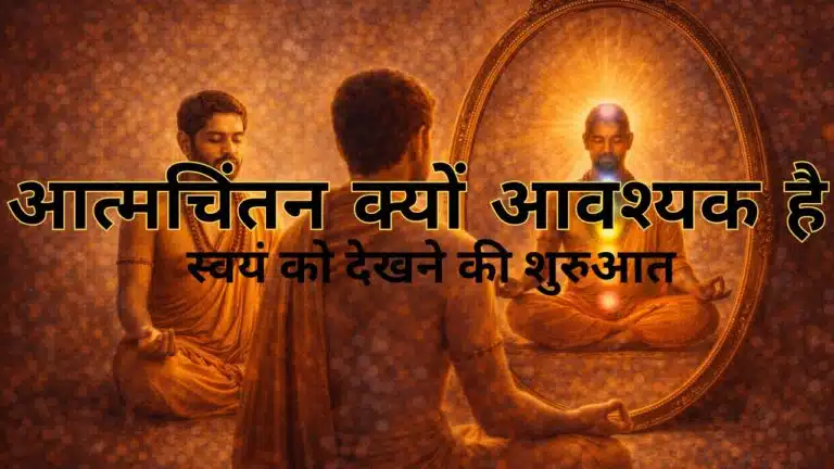 आत्मचिंतन क्यों आवश्यक है : स्वयं को देखने की शुरुआत