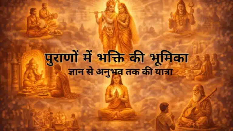 पुराणों में भक्ति की भूमिका : ज्ञान से अनुभव तक की यात्रा