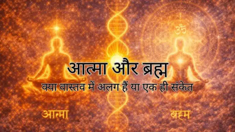 आत्मा और ब्रह्म : क्या वास्तव में अलग हैं या एक ही संकेत