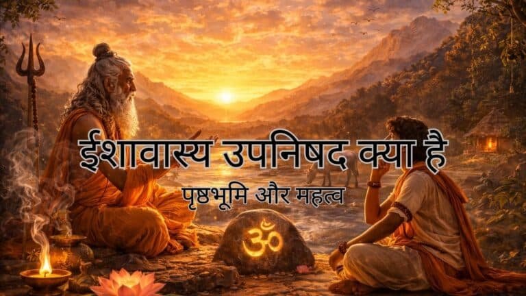 ईशावास्य उपनिषद क्या है : पृष्ठभूमि और महत्व