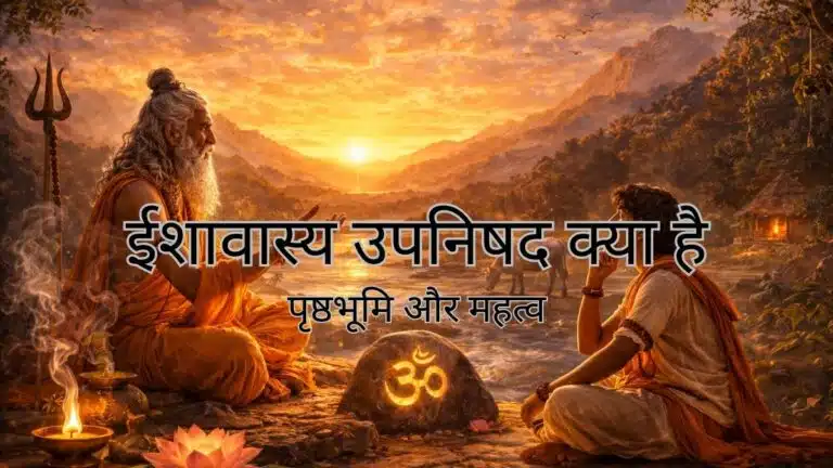 ईशावास्य उपनिषद क्या है : पृष्ठभूमि और महत्व
