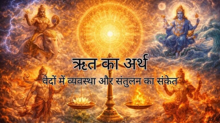 ऋत का अर्थ : वेदों में व्यवस्था और संतुलन का संकेत