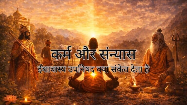 कर्म और संन्यास : ईशावास्य उपनिषद क्या संकेत देता है
