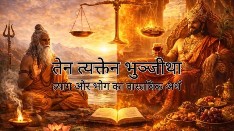 तेन त्यक्तेन भुञ्जीथा : त्याग और भोग का वास्तविक अर्थ