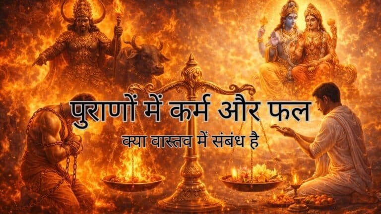 पुराणों में कर्म और फल : क्या हर कर्म का परिणाम निश्चित होता है