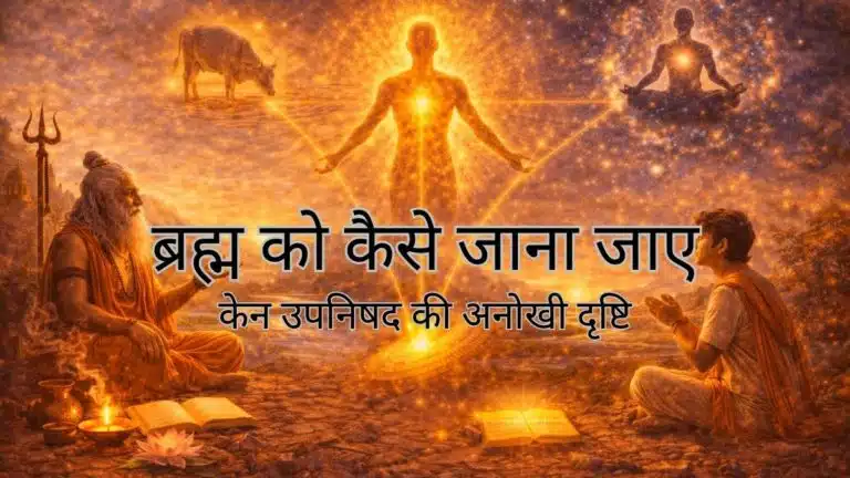 ब्रह्म को कैसे जाना जाए : केन उपनिषद की अनोखी दृष्टि