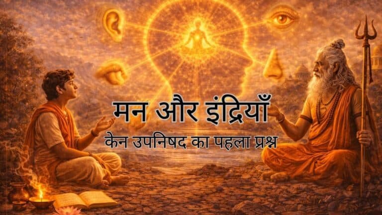 मन और इंद्रियाँ : केन उपनिषद का पहला प्रश्न