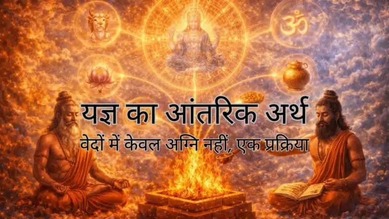 यज्ञ का आंतरिक अर्थ : वेदों में केवल अग्नि नहीं, एक प्रक्रिया