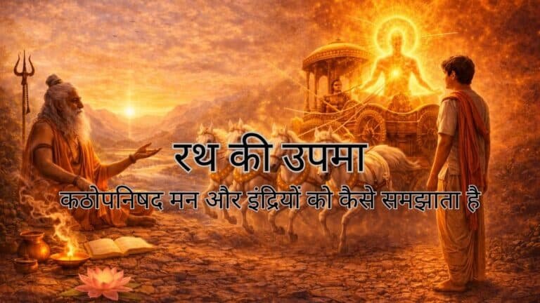 रथ की उपमा : कठोपनिषद मन और इंद्रियों को कैसे समझाता है