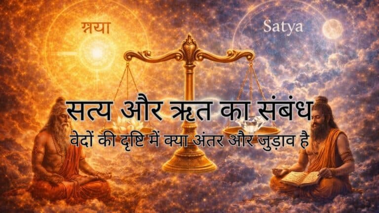 सत्य और ऋत का संबंध : वेदों की दृष्टि में क्या अंतर और जुड़ाव है