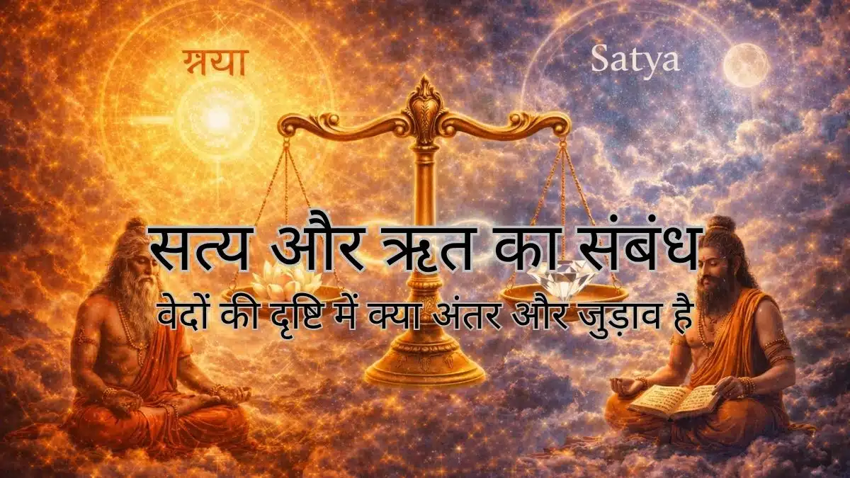 सत्य और ऋत का संबंध