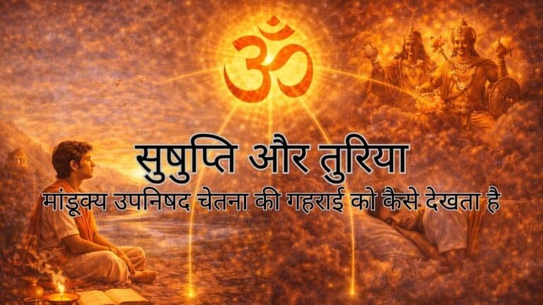 सुषुप्ति और तुरिया : मांडूक्य उपनिषद चेतना की गहराई को कैसे देखता है
