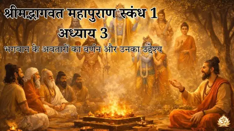 श्रीमद्भागवत महापुराण स्कंध 1 अध्याय 3: भगवान के अवतारों का वर्णन और उनका उद्देश्य