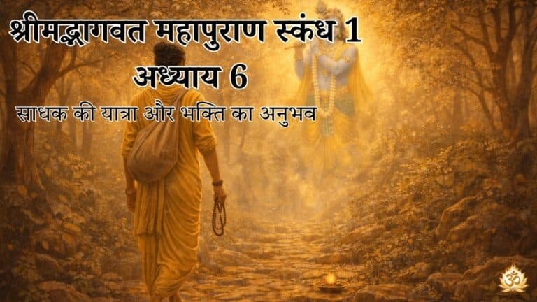 श्रीमद्भागवत महापुराण स्कंध 1 अध्याय 6: साधक की यात्रा और भक्ति का अनुभव