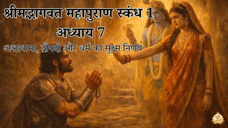 श्रीमद्भागवत महापुराण स्कंध 1 अध्याय 7: अश्वत्थामा, द्रौपदी और धर्म का सूक्ष्म निर्णय