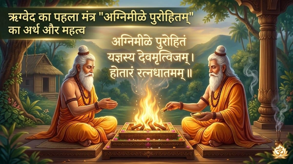 ऋग्वेद का पहला मंत्र