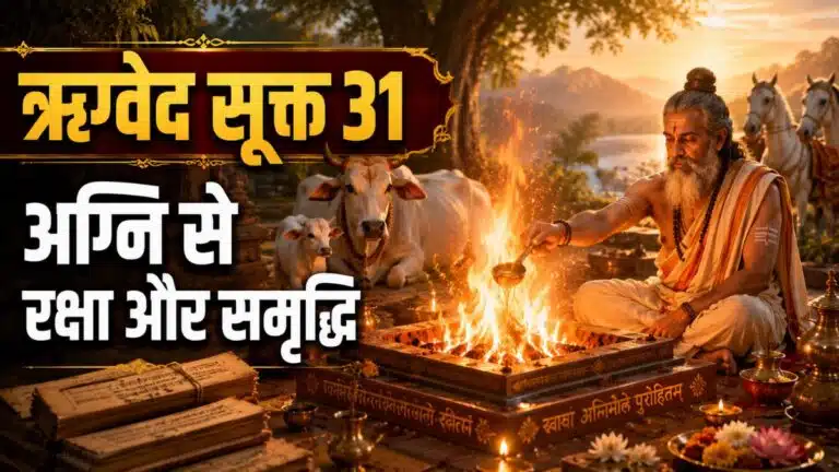 ऋग्वेद मंडल 1 सूक्त 31. अग्नि की स्तुति, रक्षा और समृद्धि की प्रार्थना