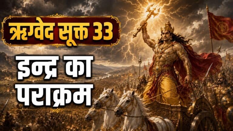 ऋग्वेद मंडल 1 सूक्त 33. इन्द्र के पराक्रम और युद्ध में सहायता का वर्णन