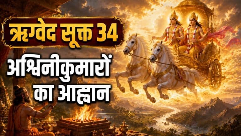 ऋग्वेद मंडल 1 सूक्त 34. अश्विनीकुमारों का आह्वान और उनकी कृपा की प्रार्थना