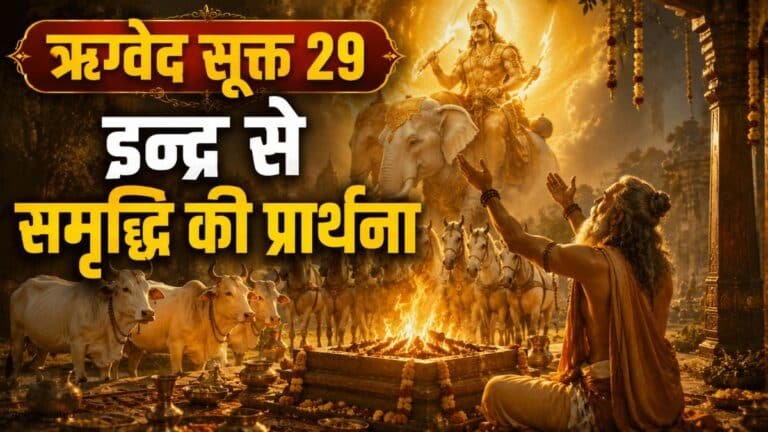 ऋग्वेद मंडल 1 सूक्त 29. इन्द्र से धन, गौ और संरक्षण की प्रार्थना
