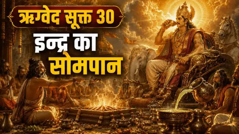 ऋग्वेद मंडल 1 सूक्त 30. इन्द्र की सहायता, सोमपान और विजय का वर्णन