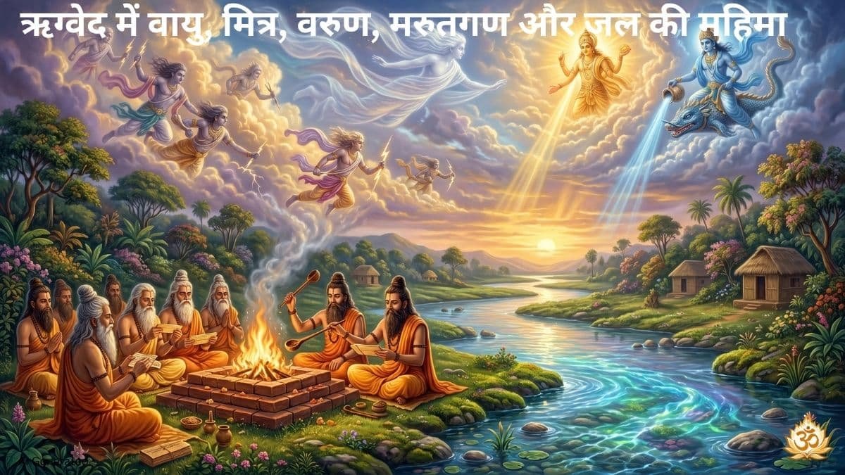 ऋग्वेद में वायु मित्र वरुण मरुतगण और जल की महिमा